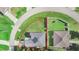 Aerial view of the property showing house location and lot size at 230 Grouper Ct, Poinciana, FL 34759