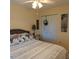 Spacious bedroom with a queen-size bed and double-door closet at 4163 Pirates Lndg, Winter Haven, FL 33884
