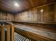 Relaxing sauna with wooden benches and calming atmosphere at 5838 Macaw Pl, Lakeland, FL 33809