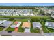 Aerial view of manufactured home community with canal view at 6762 Brentwood Ne Dr, Winter Haven, FL 33881