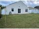 Large backyard with grassy area at 123 Osprey Heights Dr, Winter Haven, FL 33880