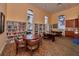 Community library with ample seating and bookshelves at 1613 Linz Ct, Winter Haven, FL 33884