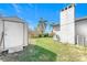 Spacious backyard with shed and large grassy area at 221 Dorothy St, Auburndale, FL 33823