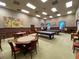 Community game room with pool tables and card tables at 4152 Aberdeen Ln, Lake Wales, FL 33859