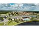 Community overview featuring clubhouse, pool, and surrounding landscape at 4152 Aberdeen Ln, Lake Wales, FL 33859