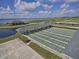 Shuffleboard courts with covered seating area at 4152 Aberdeen Ln, Lake Wales, FL 33859