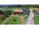 Aerial view of community clubhouse at 4152 Aberdeen Ln, Lake Wales, FL 33859