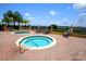 Two hot tubs with lounge chairs at 4152 Aberdeen Ln, Lake Wales, FL 33859