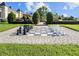 Giant chessboard in landscaped community courtyard at 4536 Turnberry Ln, Lake Wales, FL 33859