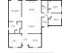 Detailed floor plan showing dimensions of rooms and layout at 1028 Dampierre Ct, Kissimmee, FL 34759
