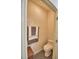 Small bathroom with toilet, shower, and single vanity at 1644 Linz Ct, Winter Haven, FL 33884