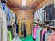 Large walk-in closet with ample hanging space and drawers at 18 Coventry Dr, Haines City, FL 33844