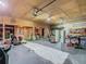 Spacious garage interior with ample storage space at 18 Coventry Dr, Haines City, FL 33844