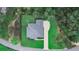 Bird's eye view of a house and its surrounding landscape at 2997 Sequoyah Dr, Haines City, FL 33844