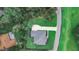 House with driveway and pool, surrounded by lush greenery at 2997 Sequoyah Dr, Haines City, FL 33844
