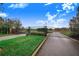 Gated entrance to the community, members and guests only at 2997 Sequoyah Dr, Haines City, FL 33844