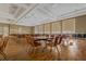 Banquet hall with tables, chairs, and hardwood floors at 3309 Raleigh Dr, Winter Haven, FL 33884