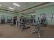 Fitness center featuring various cardio and strength training equipment at 3309 Raleigh Dr, Winter Haven, FL 33884