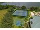 Community tennis and pickleball courts with basketball court at 3309 Raleigh Dr, Winter Haven, FL 33884