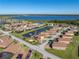 Aerial view showcasing house location in a lakefront community at 3604 Blackmoor Ln, Lake Wales, FL 33859
