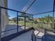 Relaxing screened patio with view of backyard at 3604 Blackmoor Ln, Lake Wales, FL 33859