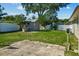 Backyard with shed and a patio area at 501 Arneson Ave, Auburndale, FL 33823