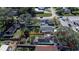 Aerial view showing the house and lot at 5917 Hilltop E Ln, Lakeland, FL 33809