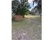 Backyard view featuring a metal shed and grassy area at 1322 Shady Cove W Rd, Haines City, FL 33844