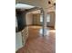 Living room with hardwood floors and an open concept design at 1322 Shady Cove W Rd, Haines City, FL 33844