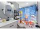 Fun ' bathroom with Paw Patrol theme and shower/tub combo at 1610 Meadow Ne Ln, Winter Haven, FL 33881