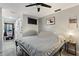 Relaxing bedroom with a double bed and ample closet space at 1610 Meadow Ne Ln, Winter Haven, FL 33881