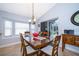 Casual dining area with glass top table and access to the pool at 2060 Hemingway Ave, Haines City, FL 33844