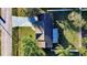 Top-down view of a house and surrounding yard at 315 Lauderdale Ct, Kissimmee, FL 34759