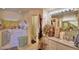 Main bathroom with walk-in shower and double vanity at 135 Mi Rancho Rd, Davenport, FL 33837