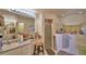 Bathroom with walk-in shower and tub at 135 Mi Rancho Rd, Davenport, FL 33837