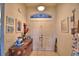 Bright entryway with double doors and decorative accents at 135 Mi Rancho Rd, Davenport, FL 33837