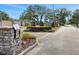 Close-up of security gate and entry instructions at 231 Terranova Blvd, Winter Haven, FL 33884