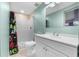 Bathroom with white vanity and shower/tub at 2918 Pineway Ave, Lakeland, FL 33803