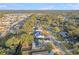 Aerial view of the house and surrounding neighborhood at 4210 Old Colony Rd, Mulberry, FL 33860
