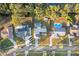 Birds-eye view of the house and surrounding homes at 4210 Old Colony Rd, Mulberry, FL 33860