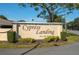 Cypress Landing community entrance sign on Lake Dexter at 3909 Cypress E Lndg, Winter Haven, FL 33884