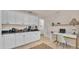White kitchen cabinets, workspace and coffee bar at 1769 S Lake Reedy Blvd, Frostproof, FL 33843