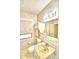 Full bathroom with vanity, toilet and shower at 2036 Lake Ariana Blvd, Auburndale, FL 33823