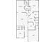 Floor plan showing a 2 bedroom, 2 bathroom home with garage at 235 Lake Suzanne Dr, Lake Wales, FL 33859