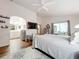 Main bedroom with access to en-suite bathroom and patio at 235 Lake Suzanne Dr, Lake Wales, FL 33859