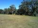 Open lot with mature oak trees and brown grass at 3329 Lounging Wren Ln, Bartow, FL 33830