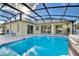 Large screened pool and spa with patio at 357 Magneta Loop, Auburndale, FL 33823