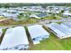 Aerial view showing home's location in a mobile home community at 6308 Bayberry Ne Blvd, Winter Haven, FL 33881