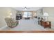 Living area with comfy seating and a cozy fireplace at 1750 Fox Hill Dr, Lakeland, FL 33810