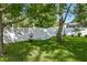 Peaceful hammock area nestled between two trees at 213 Riverbend Rd, Ormond Beach, FL 32174